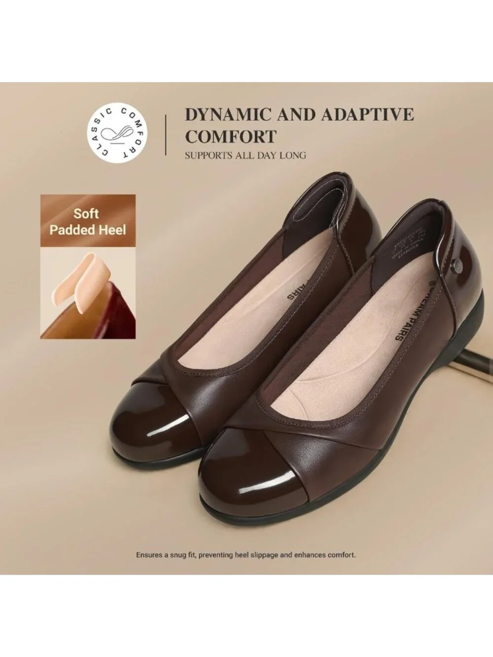 Stylish Women's Arch Support Ballet Flats for Work & Dressy Occasions